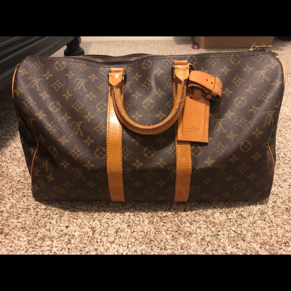 <SOLD> AUTH Louis Vuitton Monogram Keepall 45